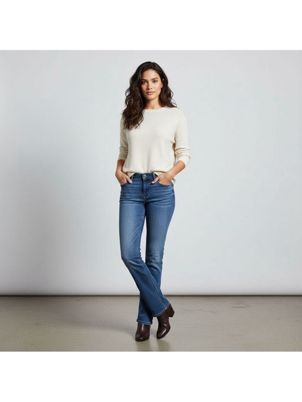 American Eagle Women's Boot Kick Super Stretch Jeans 0 Long